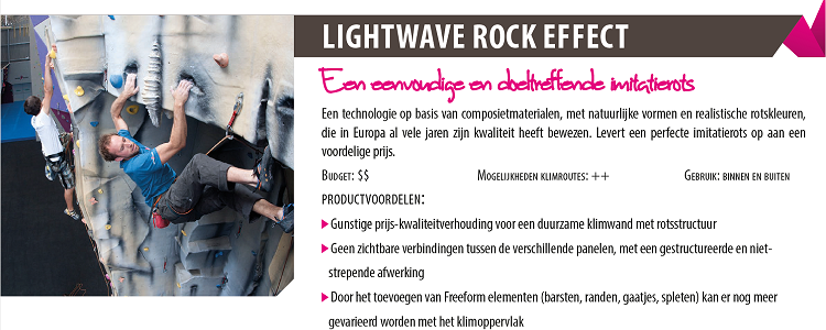 Klimstructuren lightwave rock effect Entre Prises Nederland